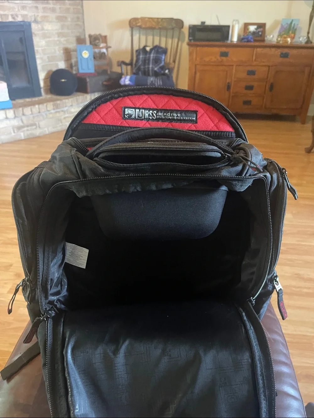OGIO renegade Black Backpack with Subtle Red Accents